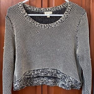 80s crop sweater